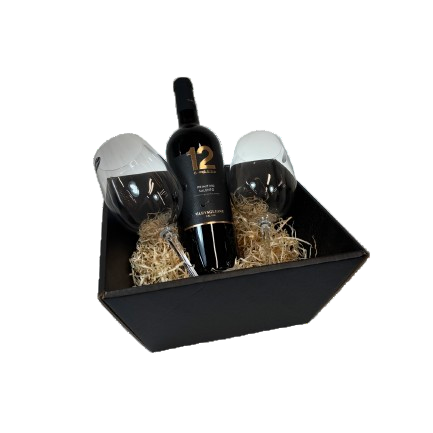 12 e mezzo og 2 Luigi Bormioli Accademia Palace rødvinsglas - 57 cl.   -   sælges kun i butikken