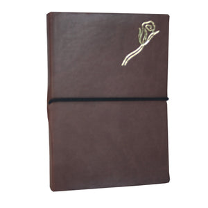 Notesbog i lommeformat - brun