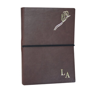 Notesbog i lommeformat - brun