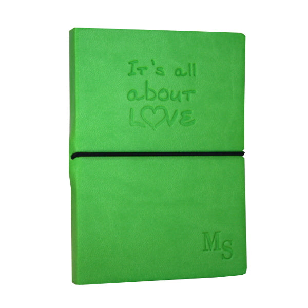 Notesbog i lommeformat - kiwigrøn