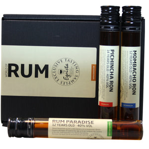 World of Rum - luksusgaveæske med Rom fra tre lande - 3x60 ml.
